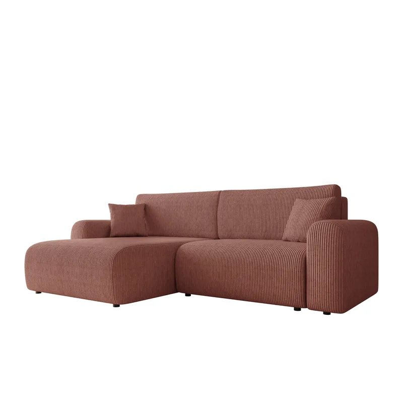 Brenor Bäddsoffa med Divan 3-sits, Röd