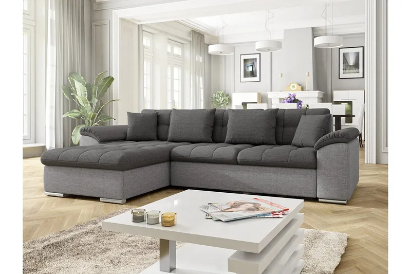 Camior 4-sits Bäddsoffa - Grå - Möbler - Soffa - Bäddsoffa