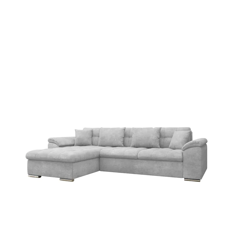 Camior 4-sits Bäddsoffa med divan Vänstervänd, grå