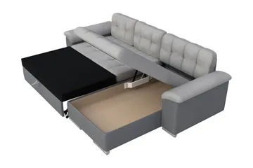 Camior Bäddsoffa med Divan 3-sits - Beige - Möbler - Soffa - Bäddsoffa