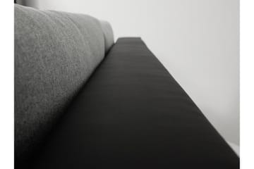 Cerys Bäddbar Hörnsoffa Universal 140x252 cm med Förvaring i Sammet - Grå - Möbler - Soffa - Bäddsoffa