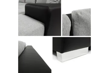 Cerys Bäddsoffa m. Divan 3-sits - Grå/Beige - Möbler - Soffa - Bäddsoffa