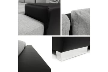 Cerys Bäddsoffa m. Divan 3-sits - Orange - Möbler - Soffa - Bäddsoffa