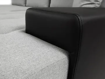 Cerys Bäddsoffa med Divan 4-sits - Orange - Möbler - Soffa - Bäddsoffa