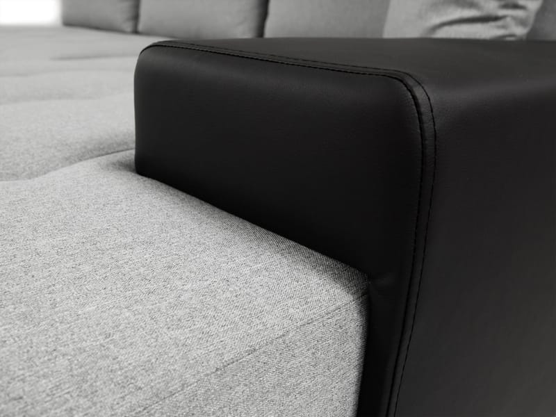 Cerys Bäddsoffa med Divan 4-sits - Orange - Möbler - Soffa - Bäddsoffa