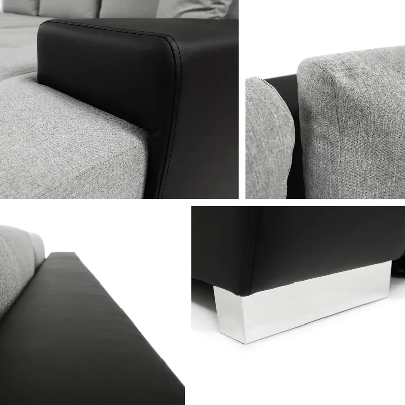 Cerys Bäddsoffa med Divan 4-sits - Orange - Möbler - Soffa - Bäddsoffa