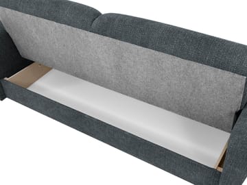 Chavez Längsbäddad Bäddsoffa 120x190 cm i Tyg - Beige - Möbler - Soffa - Bäddsoffa