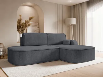 Cinrel Bäddsoffa med Divan 3-sits - Grå - Möbler - Soffa - Bäddsoffa