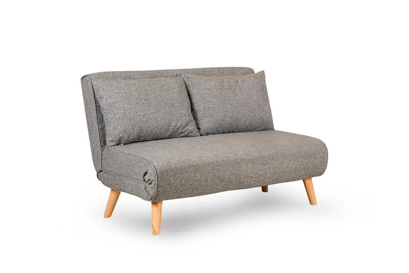 Daigo 2-sits Framåtbäddad Fällbar Bäddsoffa 120x180 cm i Tyg - Grå - Möbler - Soffa - Bäddsoffa