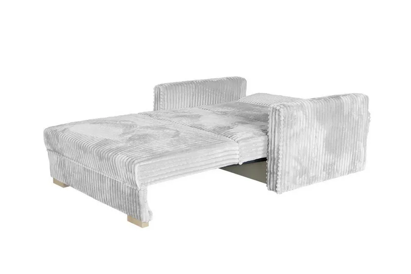 Denegal 2-sits liten bäddsoffa i Sammet - Beige - Möbler - Soffa - Bäddsoffa