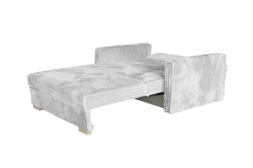 Denegal 2-sits liten bäddsoffa i Sammet - Grå - Möbler - Soffa - Bäddsoffa