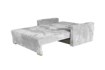 Denegal 2-sits liten bäddsoffa i Sammet - Grå - Möbler - Soffa - Bäddsoffa