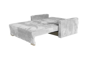 Denegal 2-sits liten bäddsoffa i Plysch - Grå - Möbler - Soffa - Bäddsoffa