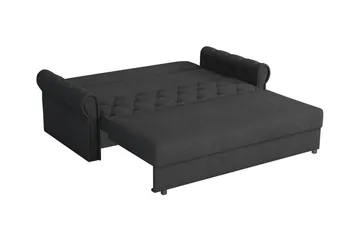 Denegal 2-sits liten bäddsoffa i Plysch - Blå - Möbler - Soffa - Bäddsoffa