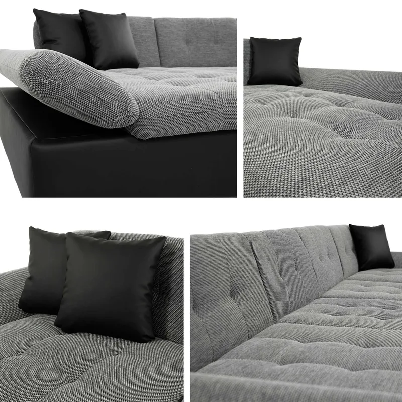 Dewitt 5-sits U-formad Bäddsoffa - Mörkbeige - Möbler - Soffa - Bäddsoffa