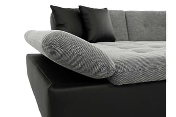 Dewitt 6-sits Bäddsoffa i Tyg - Vit|Grå - Möbler - Soffa - Bäddsoffa
