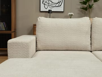 Deylor 3-sits Bäddsoffa med divan - brun - Möbler - Soffa - Bäddsoffa