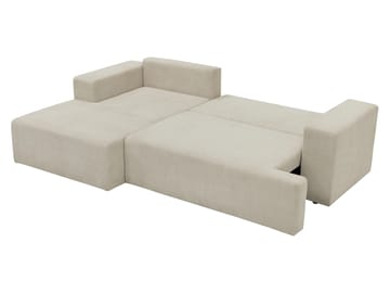 Deylor 3-sits Bäddsoffa med divan - brun - Möbler - Soffa - Bäddsoffa