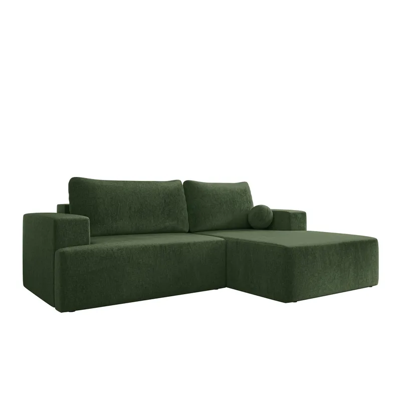 Deylor Bäddsoffa med Divan 3-sits, Grön