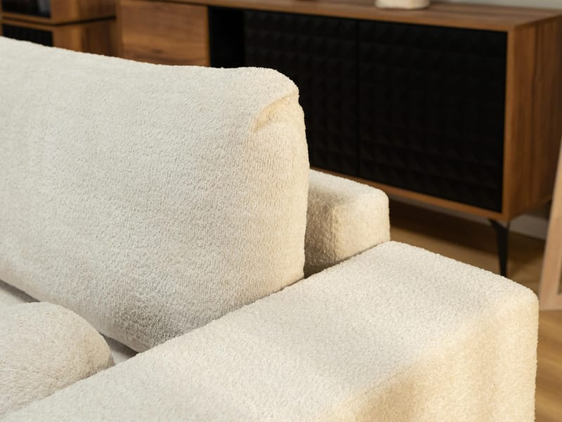 Deylor Bäddsoffa med Divan 3-sits - Gul - Möbler - Soffa - Bäddsoffa