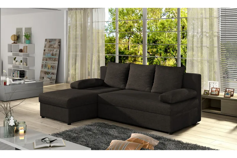 Dirk Bäddsoffa med Divan, Brun