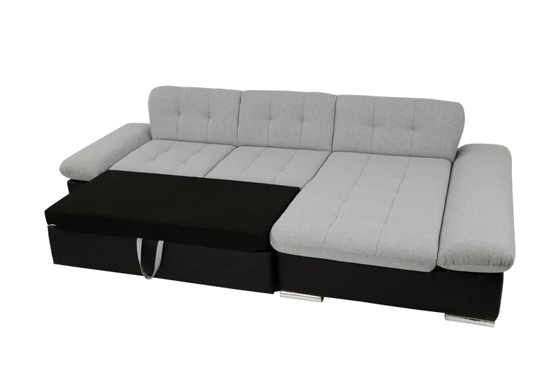Djerra Bäddsoffa med Divan 3-sits - Blå - Möbler - Soffa - Bäddsoffa