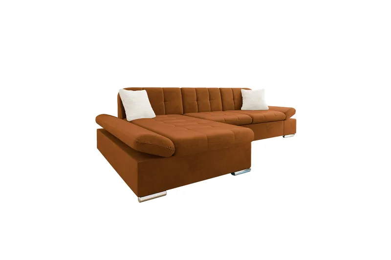 Djerra Bäddsoffa med Divan 3-sits, Orange