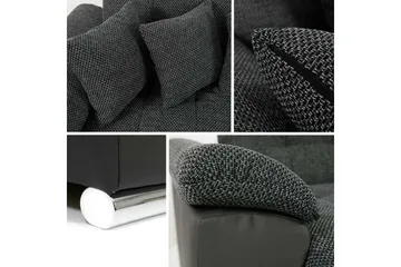 Dynir Bäddsoffa m. Divan och Schäslong 4-sits med Förvaring - Rosa - Möbler - Soffa - Bäddsoffa