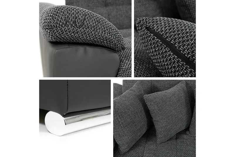 Dynir Bäddsoffa m. Divan och Schäslong 5-sits - Grön - Möbler - Soffa - Bäddsoffa