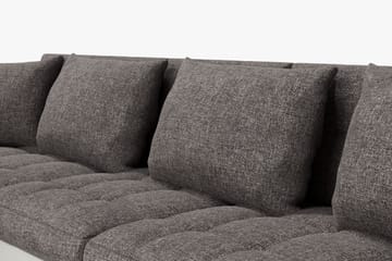 Dynir Hörnbäddsoffa Divan med Förvaring Vänster - Ljusgrå/Vit - Möbler - Soffa - Bäddsoffa