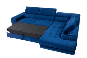 Elkind Hörnsoffa - Mörkblå - Möbler - Soffa - Bäddsoffa