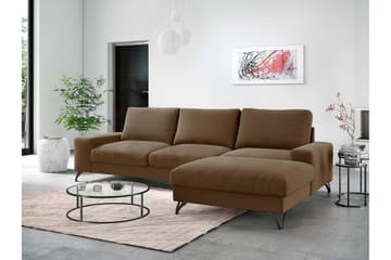 Emet Bäddsoffa med Divan 3-sits - Beige - Möbler - Soffa - Bäddsoffa