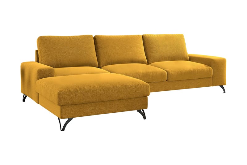 Emet Bäddsoffa med Divan 3-sits, Brun