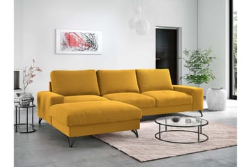 Emet Bäddsoffa med Divan 3-sits - Brun - Möbler - Soffa - Bäddsoffa