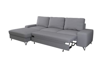 Emet Bäddsoffa med Divan 3-sits - Grå - Möbler - Soffa - Bäddsoffa
