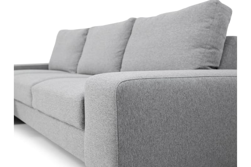 Emet Bäddsoffa med Divan 3-sits - Grå - Möbler - Soffa - Bäddsoffa
