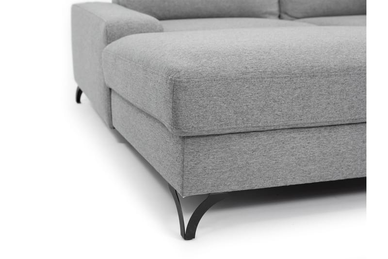 Emet Bäddsoffa med Divan 3-sits - Grå - Möbler - Soffa - Bäddsoffa