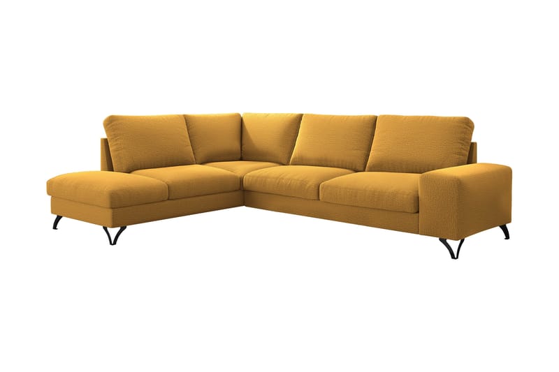 Emet Bäddsoffa med Schäslong 4-sits, Grå