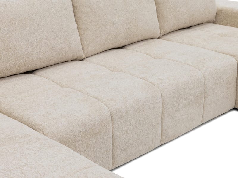 Falor 5-sits U-formad bäddsoffa - grå - Möbler - Soffa - Bäddsoffa
