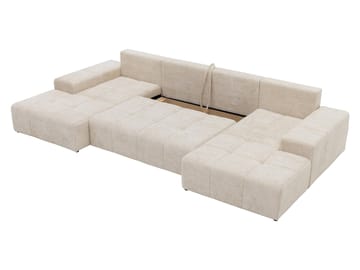 Falor 5-sits U-formad bäddsoffa - grå - Möbler - Soffa - Bäddsoffa