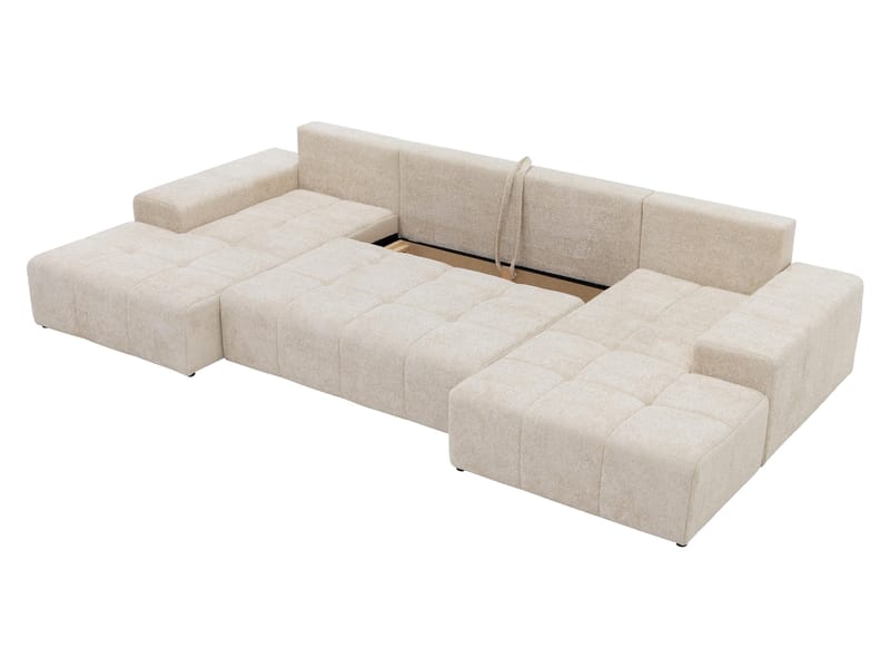 Falor 5-sits U-formad bäddsoffa - grå - Möbler - Soffa - Bäddsoffa