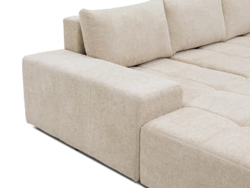 Falor 5-sits U-formad bäddsoffa - grå - Möbler - Soffa - Bäddsoffa