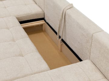 Falor 5-sits U-formad bäddsoffa - grå - Möbler - Soffa - Bäddsoffa