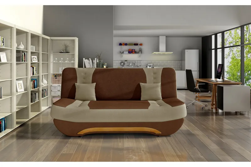 Fenga Bäddsoffa, Brun/Beige