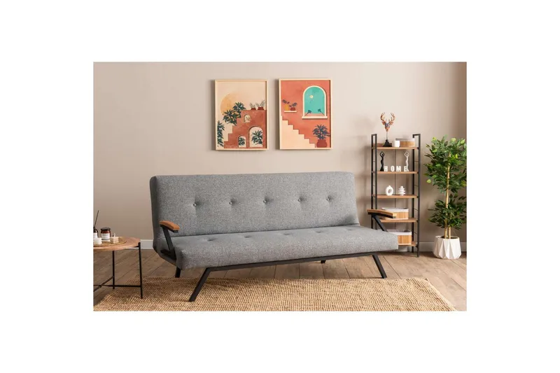 Fennor Bäddsoffa 2-sits - Ljusgrå - Möbler - Soffa - Bäddsoffa