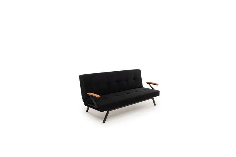 Fennor Bäddsoffa 3-sits, Svart