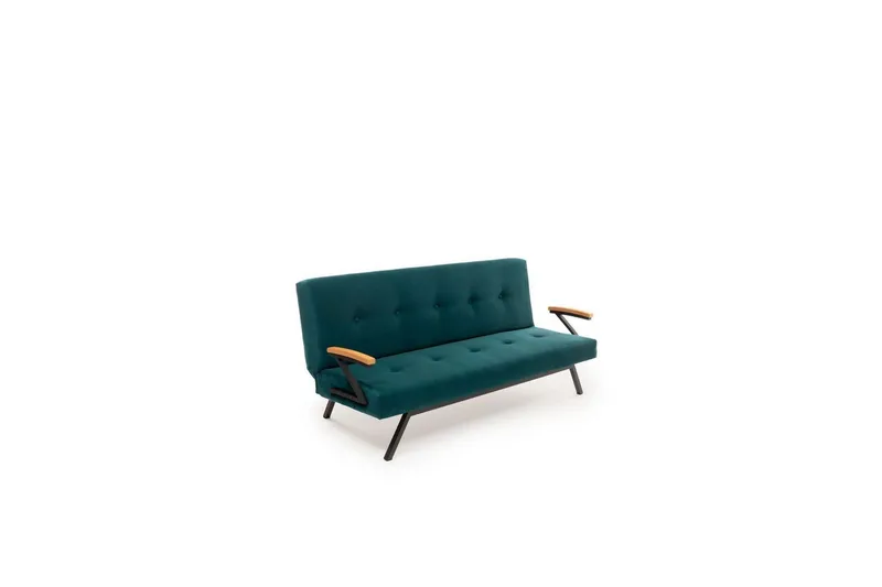Fennor Bäddsoffa 3-sits, Petrol Grön