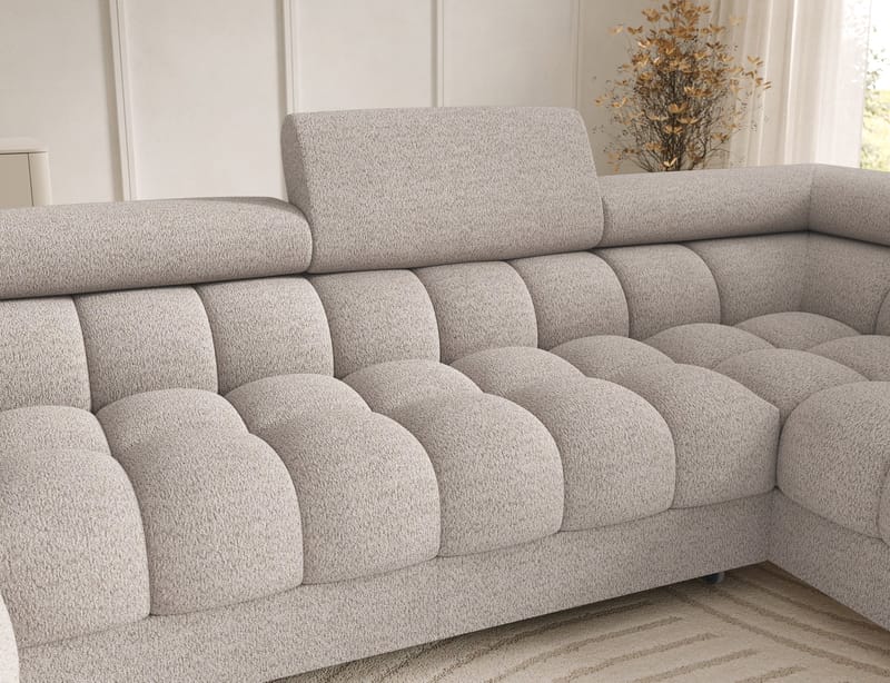 Feraria 6-sits Bubblig Bäddsoffa med Divan och Schäslong förvaring Höger - Royal 18 - Möbler - Soffa - Bäddsoffa