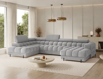 Feraria 6-sits Bubblig Bäddsoffa med Divan och Schäslong förvaring Vänster - Royal 03 - Möbler - Soffa - Bäddsoffa
