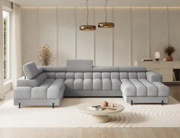 Feraria 6-sits Bubblig Bäddsoffa med Divan och Schäslong förvaring Vänster - Royal 03 - Möbler - Soffa - Bäddsoffa